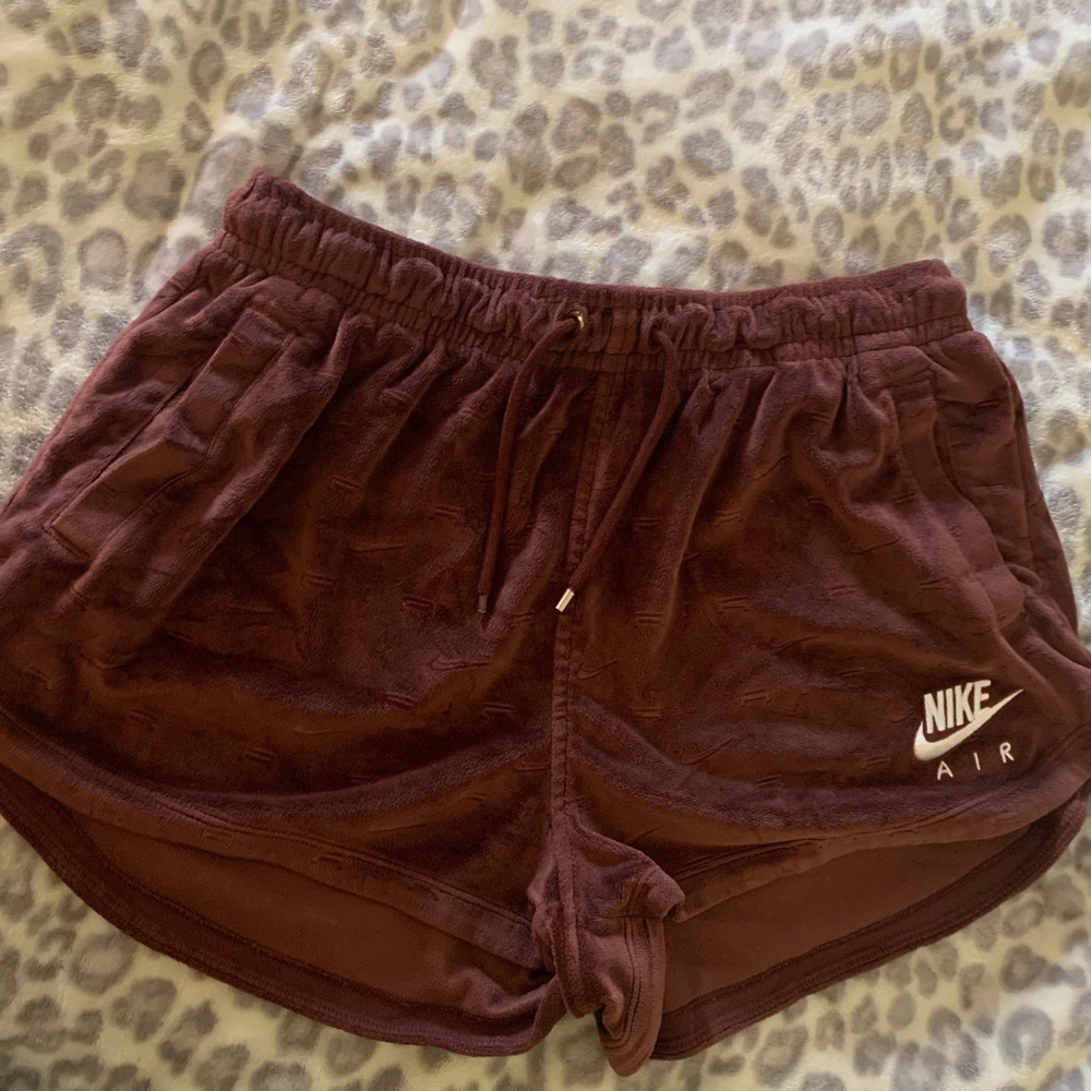 Nike velvet lounge shorts!